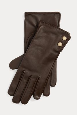 Sheepskin Tech Gloves from Ralph Lauren