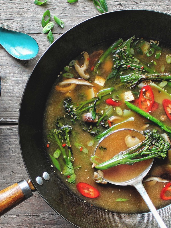 Tenderstem Broccoli & Tofu Miso Broth