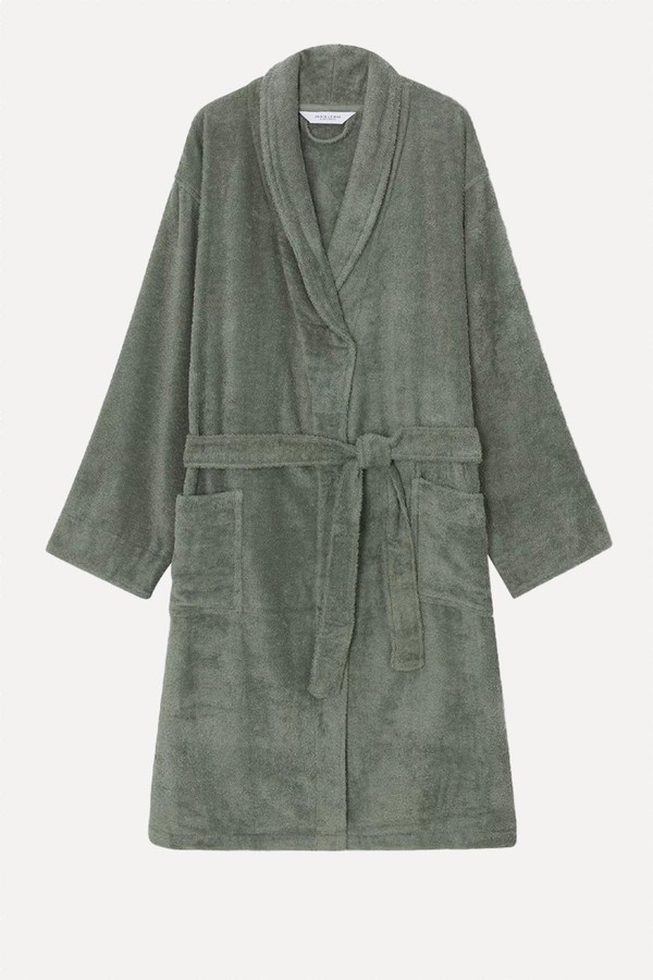 Egyptian Cotton Unisex Bath Robe from John Lewis