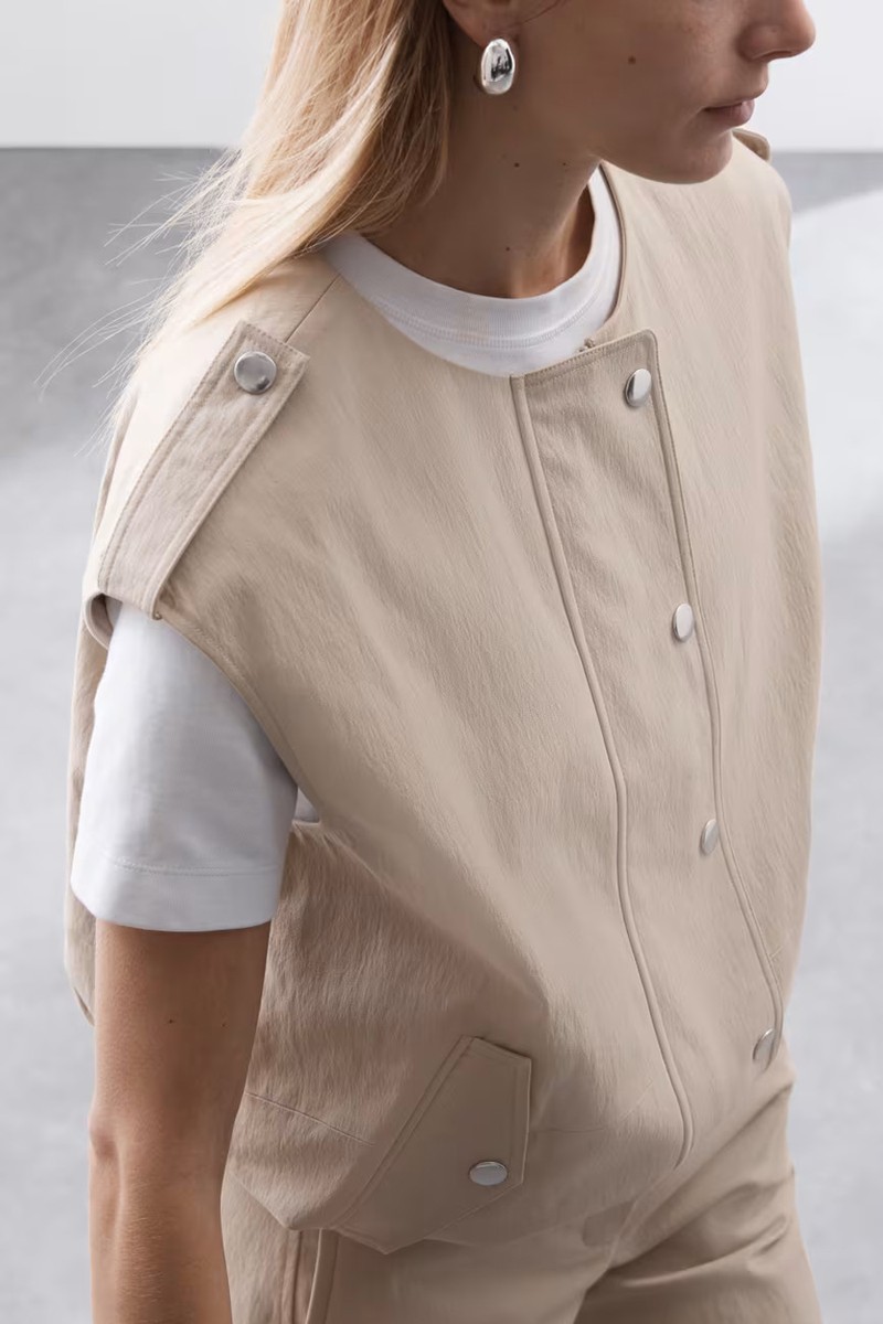 Cotton Blend Gilet
