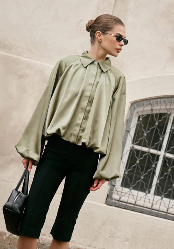 Abigail Satin Bomber Jacket 