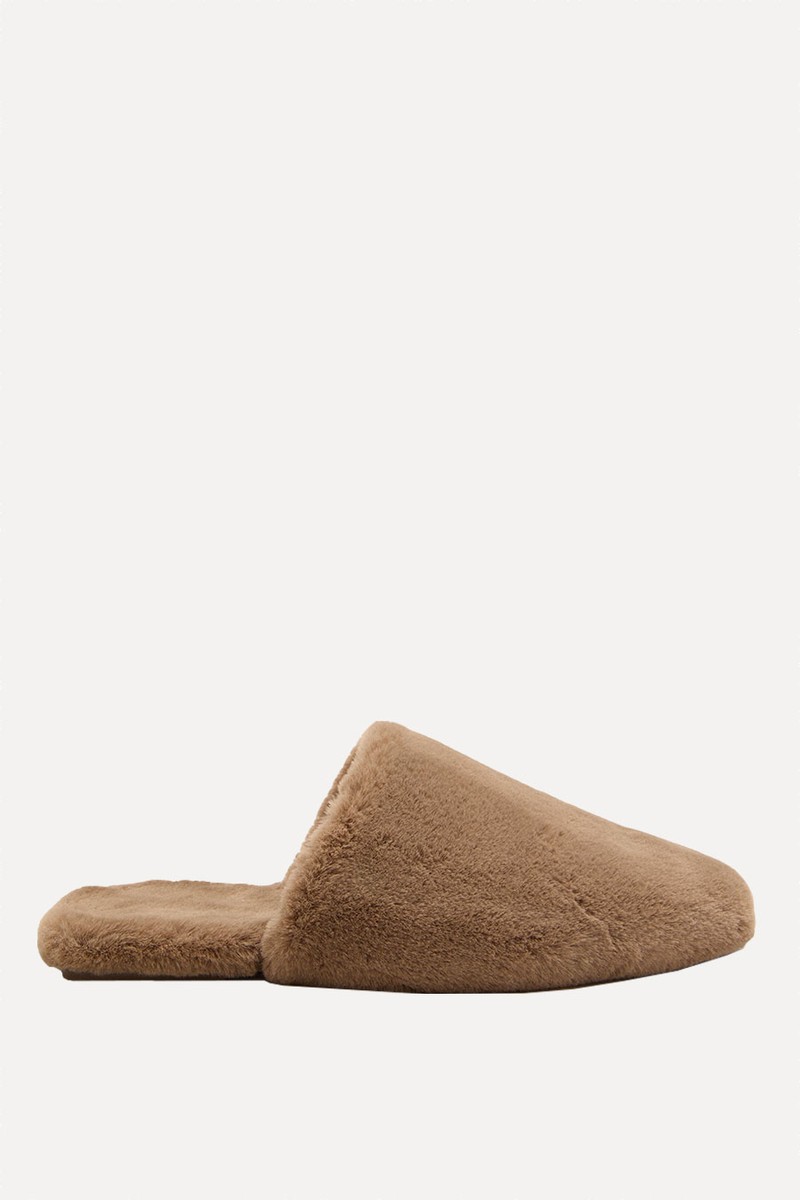  Faux Fur Mule Slippers from Marks & Spencer
