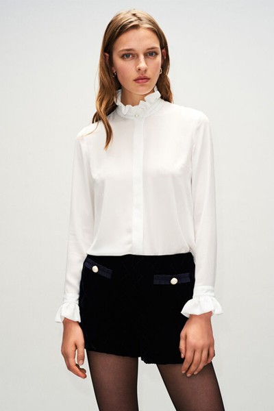 Victorian Collar Loose Shirt from Claudie Pierlot