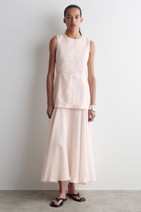 Layered Peplum Midi Dress from COS