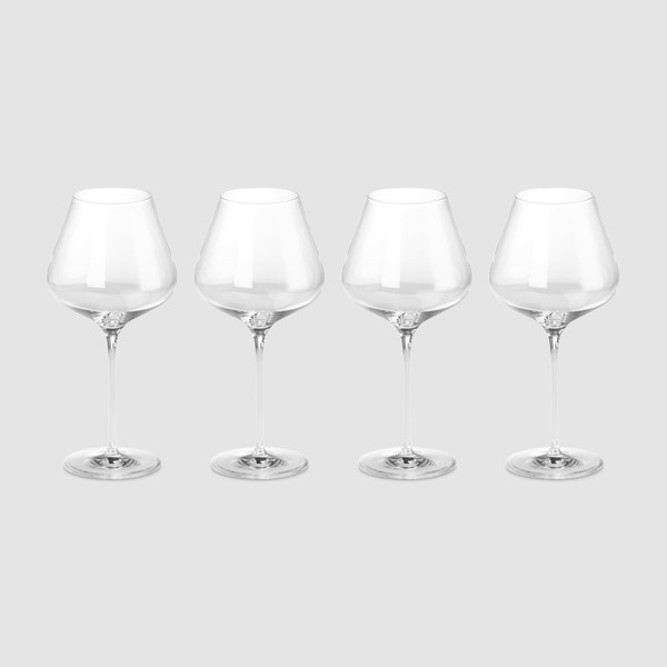 Set of 4 Red Wine Glasses