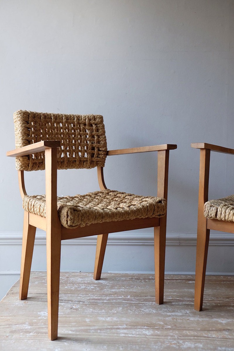 Pair Of Armchairs from Adrien Audoux & Frida Minet
