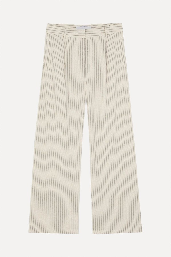Flax Stripe Trousers from Primark