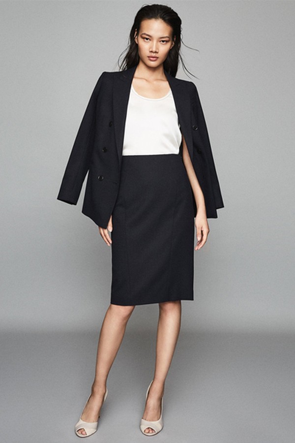 Textured Pencil Skirt from Reiss