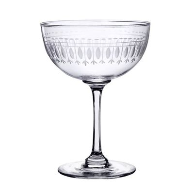 Oval Champagne Glasses