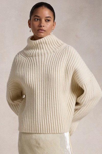 Rib-Knit Wool-Cashmere Jumper from Ralph Lauren