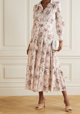 Tati Floral-Print Cotton Midi Skirt from Anna Mason