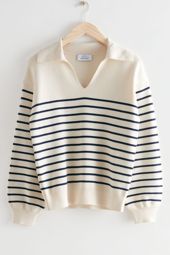 Relaxed Collared Sweater from & Other Stories