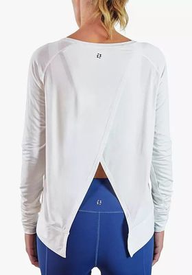 Split Back Long Sleeve Top from Zozimus Agility