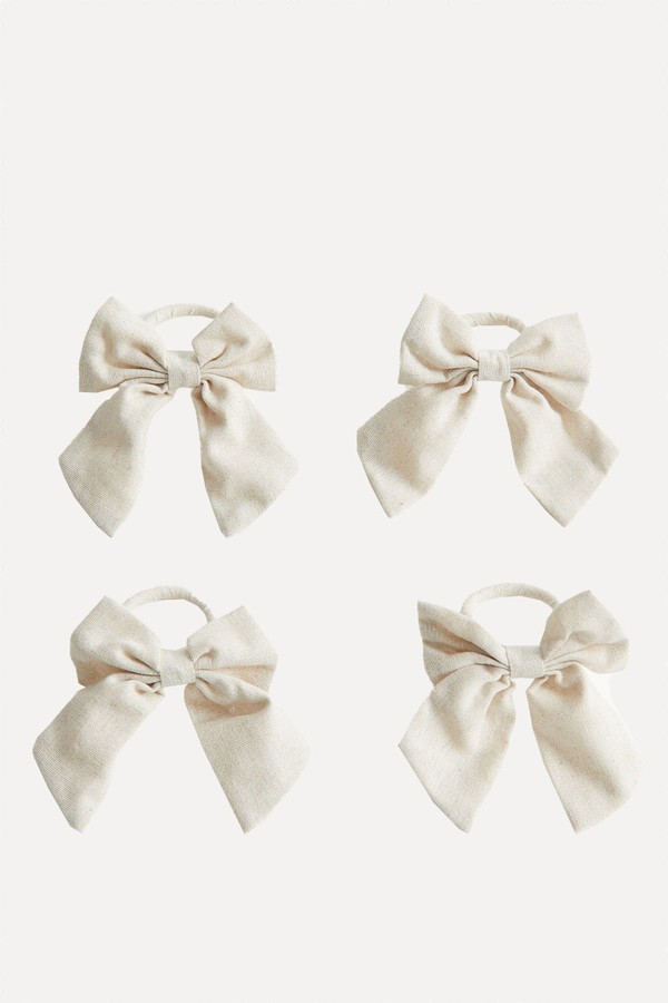 Set Of 4 Bow Napkin Rings from H&M 