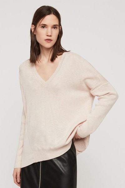 Alda Panel V-Neck Jumper