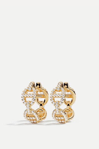 Maille Marine Hoop Earrings from Yacht Club