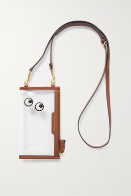 Everything Eyes Leather-Trimmed TPU Pouch from Anya Hindmarch