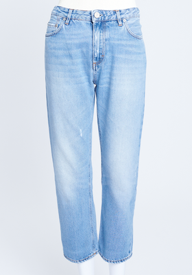 Pop LT Vintage Light Blue Cropped Straight Leg Jeans from Acne Studios