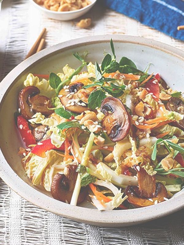 Crunchy Asian Mushroom Salad