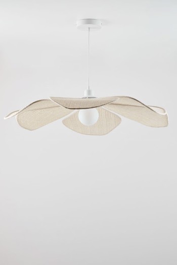 Linen Ceiling Lamp from Benavid