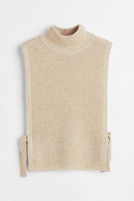 Cashmere-Blend Turtleneck Sweater Vest