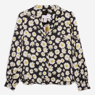 Daisy Print Long Sleeve Shirt