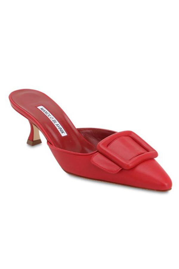 Maysale Nappa Mules from Manolo Blahnik