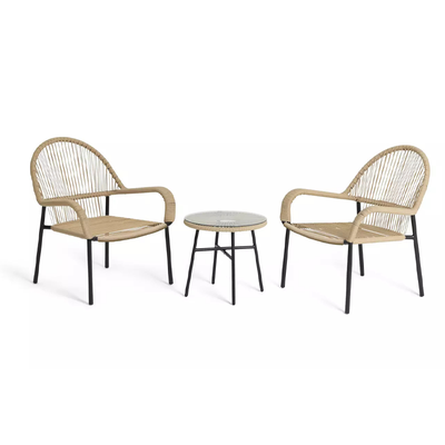 Java 2 Seater Metal Bistro Set