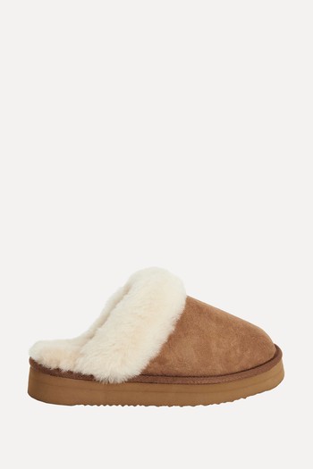 Sheepskin Platform Mules from John Lewis