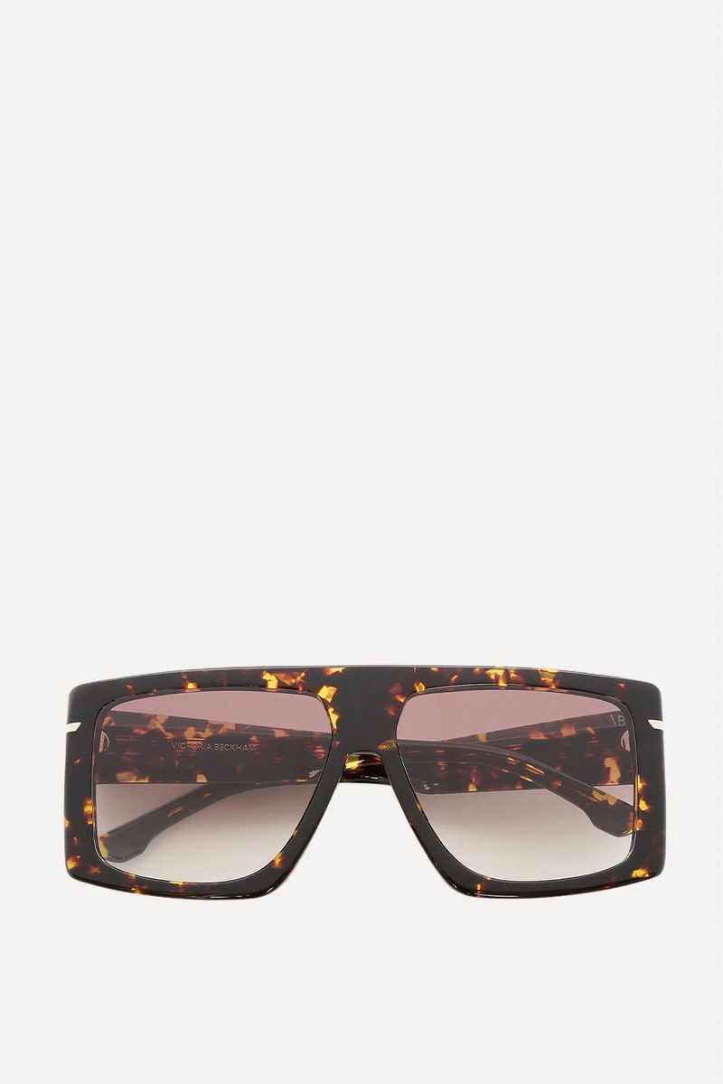 Oversized Flat Top Frame Sunglasses from Victoria Beckham