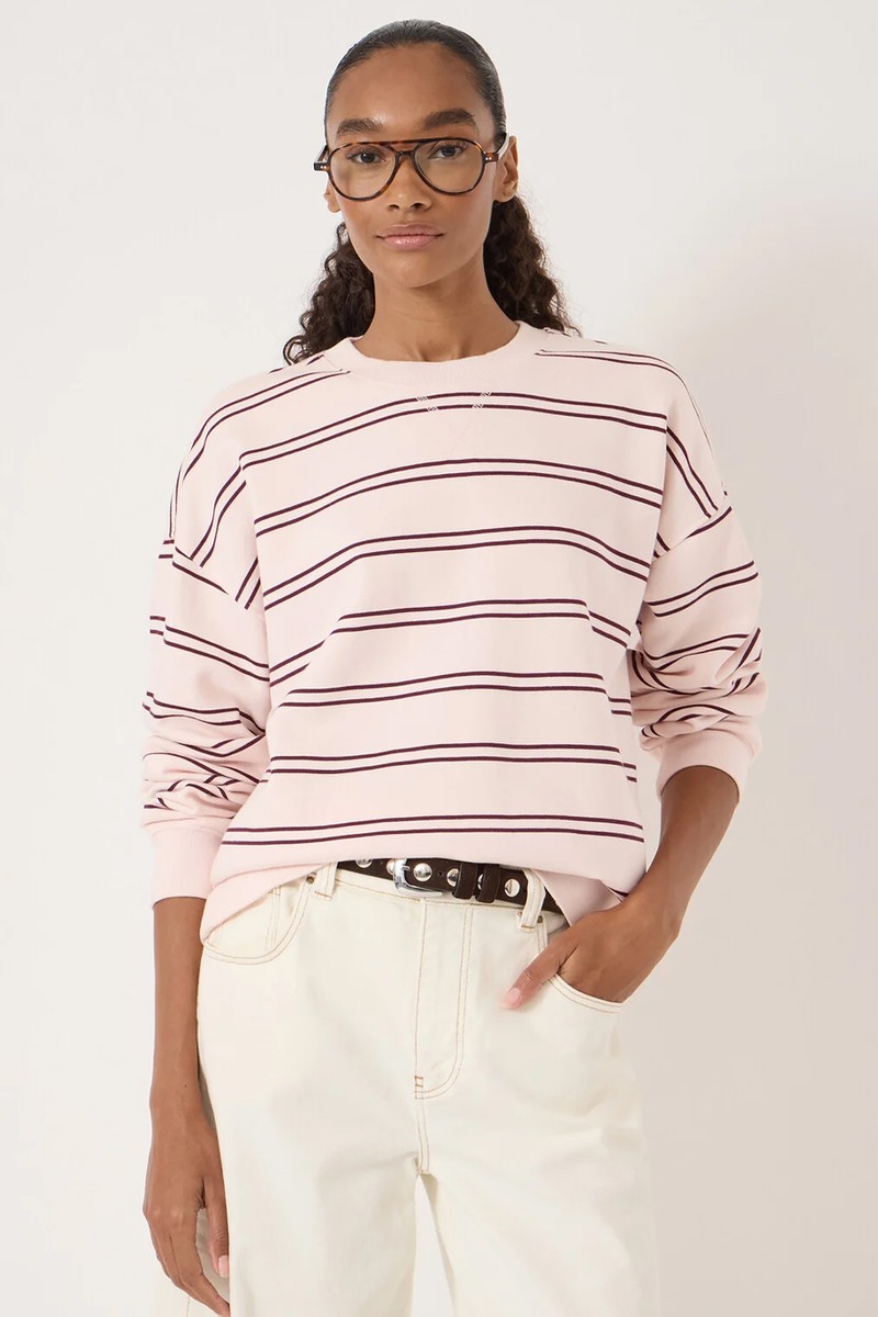 Luca Stripe Heavyweight Sweatshirt