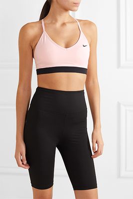 Indy Mesh-Trimmed Dri-FIT Sports Bra from Nike