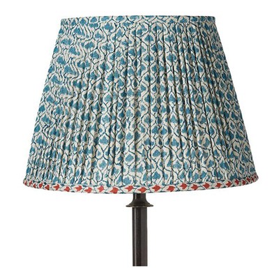 45cm Aswathi Pleated Linen Shade