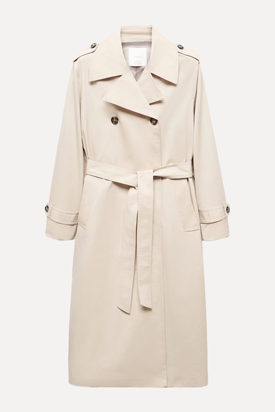 Double-Button Trench Coat from Mango