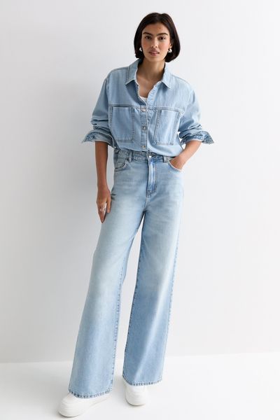 Adalae High-Waist Wide Leg Jeans