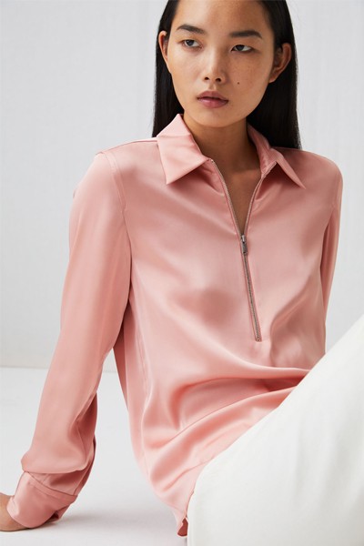 Satin Zip Top from Arket