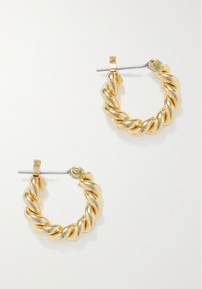 Gold-Plated Hoop Earrings from Laura Lombardi