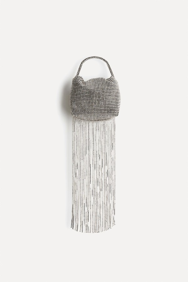 Fringed Rhinestone Bag