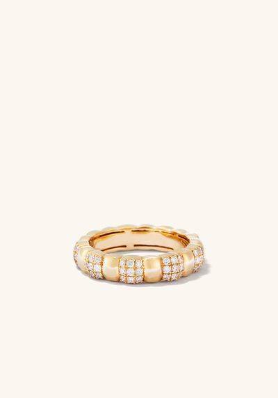 Pavé Diamond Soft Charlotte Ring 