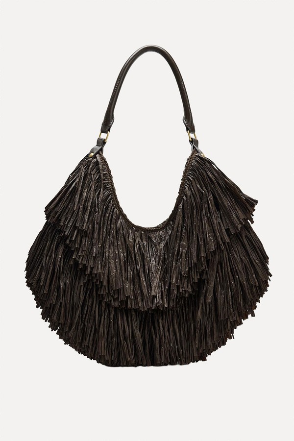 Fringed Tote Bag from Zara