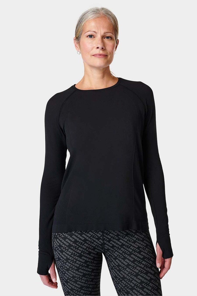 Athlete Seamless Featherweight Long Sleeve T-Shirt from Sweaty Betty