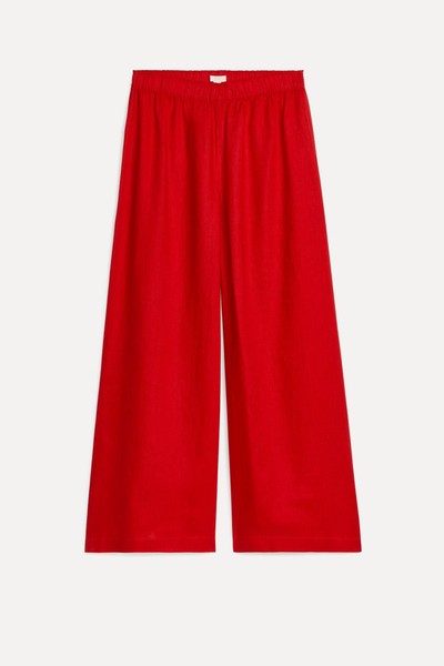 Wide Linen Trousers   from ARKET 