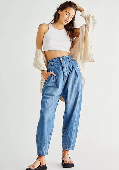 Sawyer Pull On Boyfriend Jeans