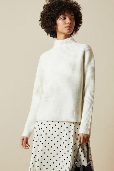 Venetii Chunky Stitch Detail Knitted Jumper