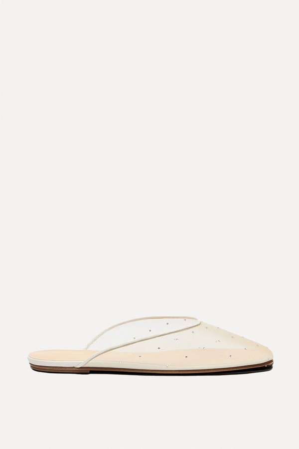 Crystal Mesh Flat Mules from Magda Butrym