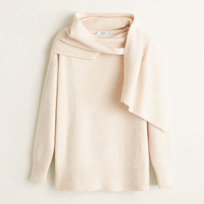 Scarf Neck Sweater from Mango