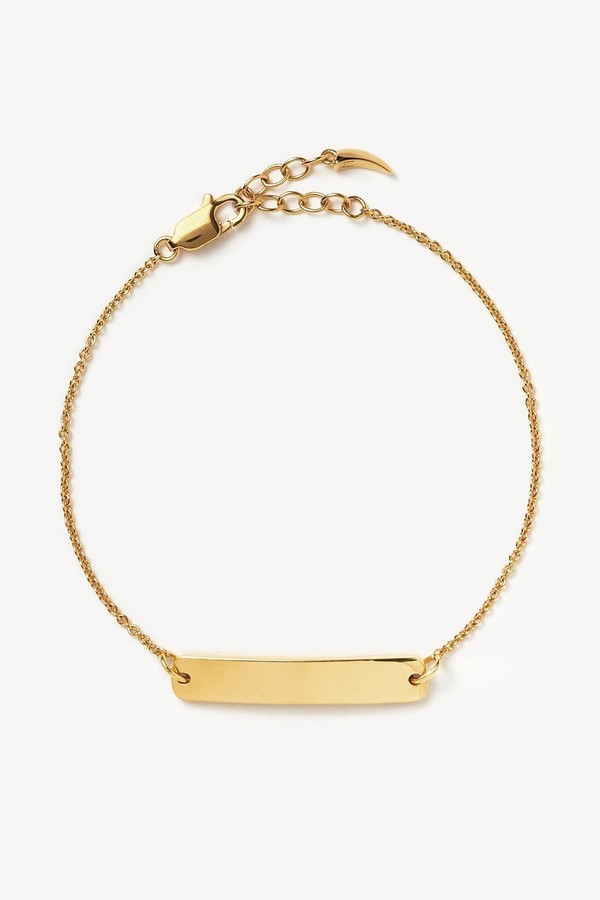 Engravable Bar Chain Bracelet 