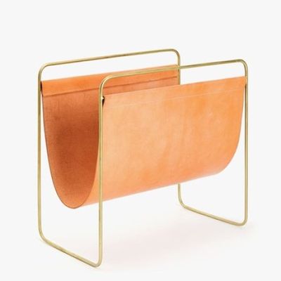 Magazine Rack with Gold Structure from Zara Home
