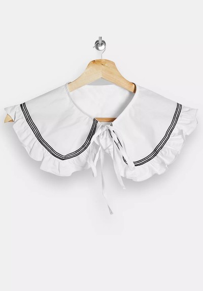 Embroidered Peter Pan Collar from Topshop