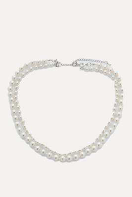 Faux Pearl Layered Necklace from John Lewis
